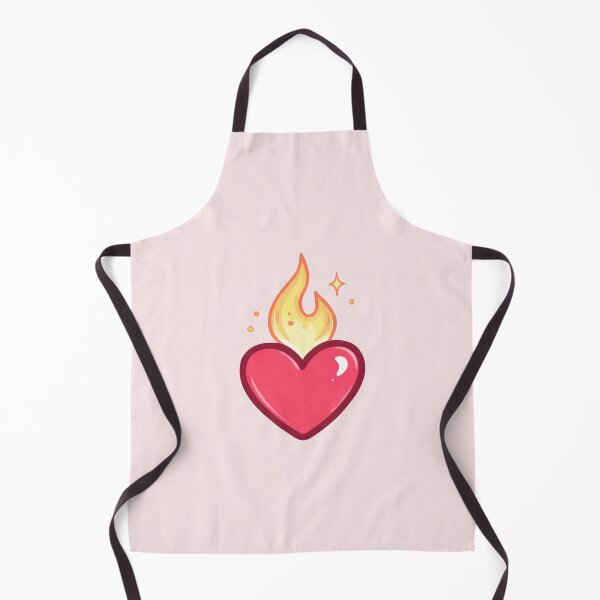 Item preview, Burning Heart Sticker – Spicy Romance Reader BookTok Aesthetic designed and sold by SnugbugStudios.
