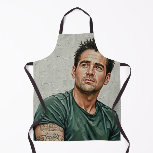 Artikelvorschau, Der moderne Außenseiter: Colin Farrell Expressives Impasto-Porträt entworfen und verkauft von Art's Diner.