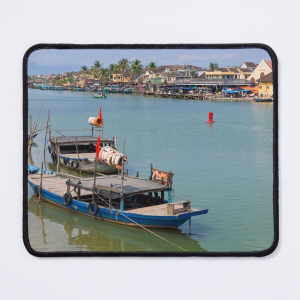 Item preview, Boats on Thu Bon River and Hoi An Market designed and sold by Kasia Design.