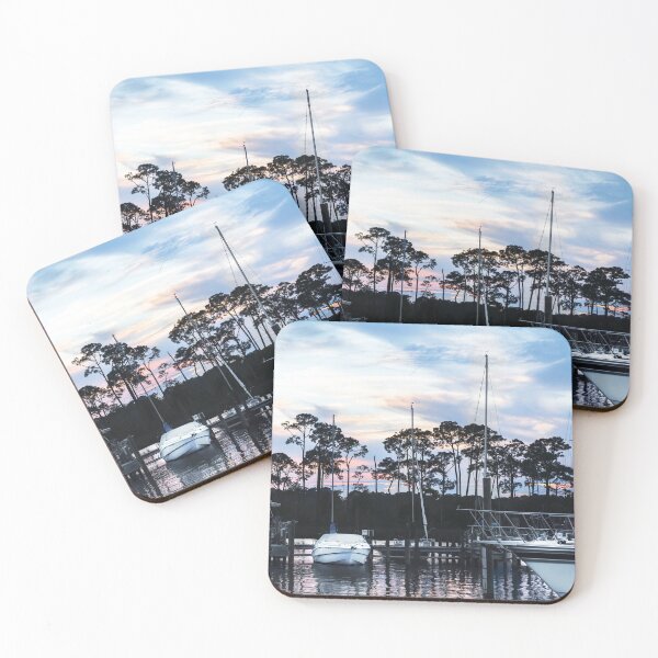 Item preview, Happy Hour Sunset At Bluewater Bay  designed and sold by Kay Brewer.