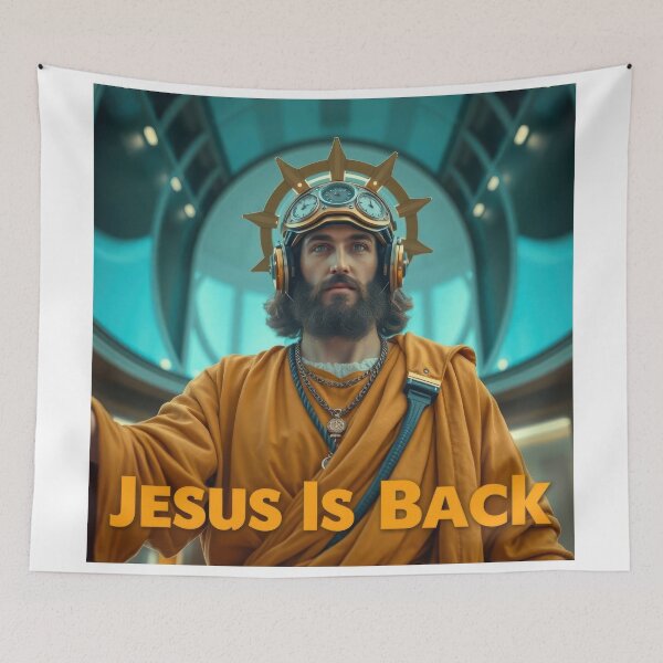 Item preview, Jesus is back! designed and sold by InFaithWeTrust.