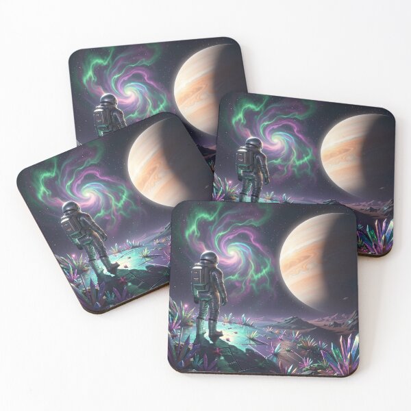 Item preview, The Lone Astronaut #06 - Alien Worlds  designed and sold by nocturnAIArt.