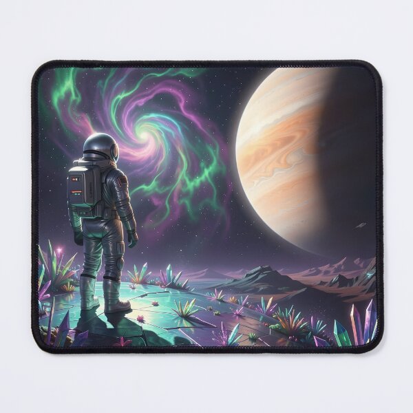 Item preview, The Lone Astronaut #06 - Alien Worlds  designed and sold by nocturnAIArt.