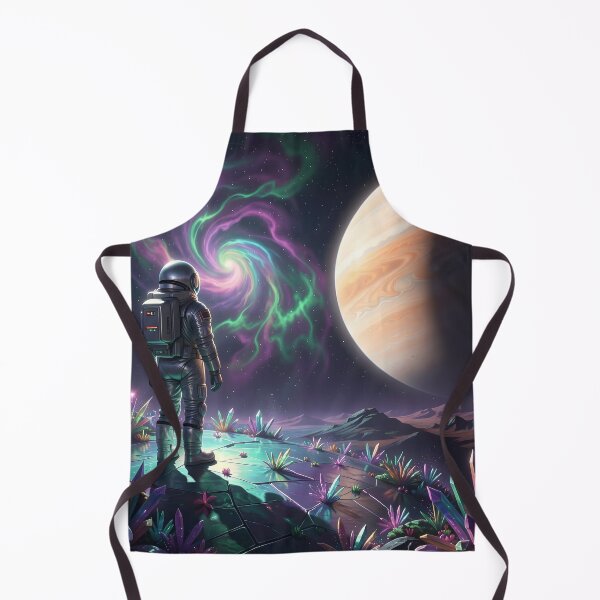 Item preview, The Lone Astronaut #06 - Alien Worlds  designed and sold by nocturnAIArt.