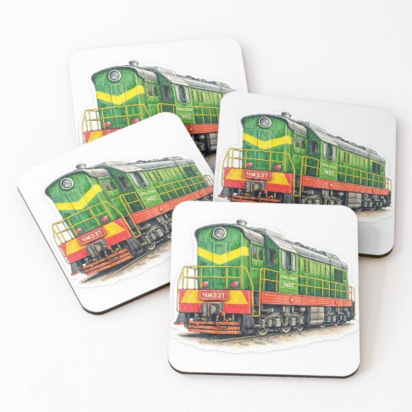 Item preview, ChME3T Diesel Locomotive – Colored Pencil Sticker Style Illustration designed and sold by Felixuss.