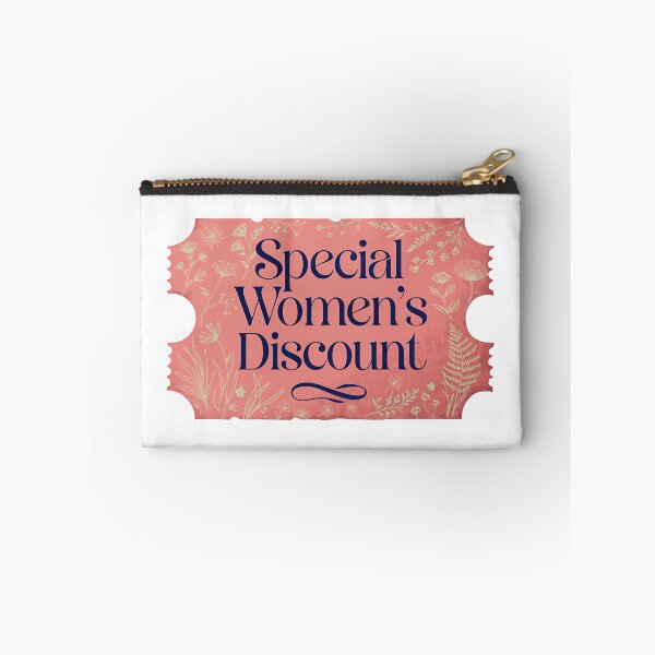 Item preview, Vibrant special women's discount ticket with floral design designed and sold by Creative88Art.