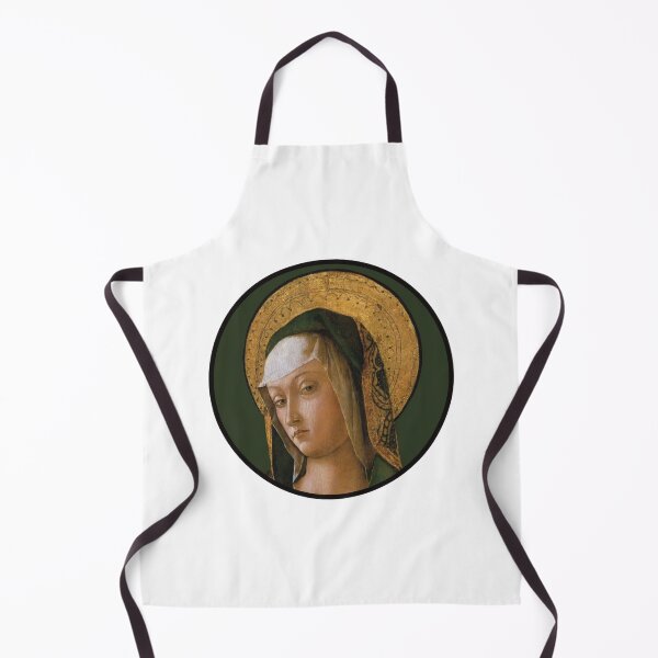 Item preview, Madonna Virgin Mary Catholic Sticker – Renaissance Madonna Portrait – Classical Religious Art, Botticelli Inspired Illustration designed and sold by StickemandPeel.