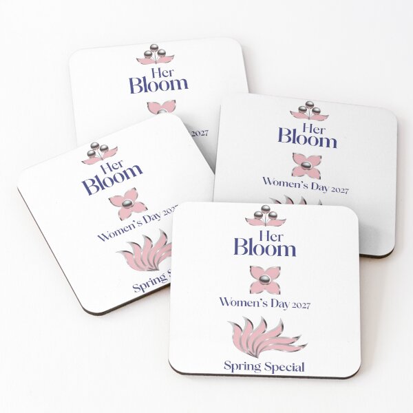 Item preview, Her Bloom Women's Day 2027 Spring Special logo set designed and sold by Creative88Art.