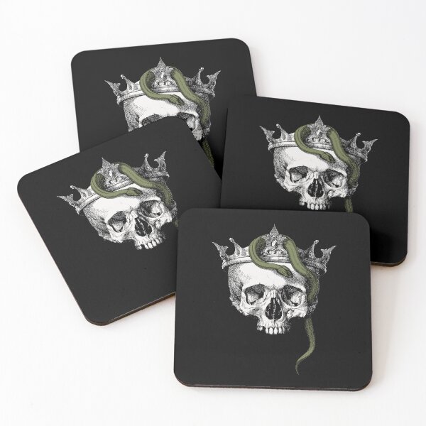Item preview, Skull Crowned with Snakes and Flowers designed and sold by The Common Tee.