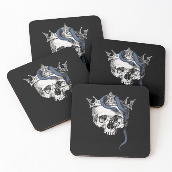 Item preview, Skull Crowned with Snakes and Flowers designed and sold by The Common Tee.