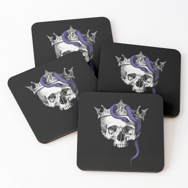 Item preview, Skull Crowned with Snakes and Flowers designed and sold by The Common Tee.