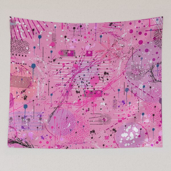 Item preview, Pink Maximalist Art: Raspberry Sundae designed and sold by DanielleGensler.