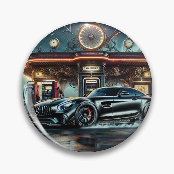 Item preview, Black Mercedes-AMG GT wall art designed and sold by Random Designs.