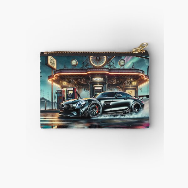 Item preview, Black Mercedes-AMG GT wall art designed and sold by Random Designs.
