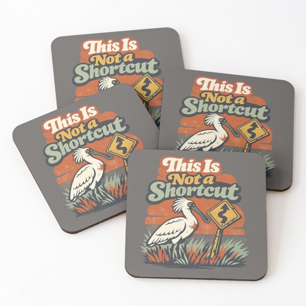 Item preview, Not a Shortcut Spoonbill – Funny Retro 70s NZ Bird designed and sold by MvuuStudio.