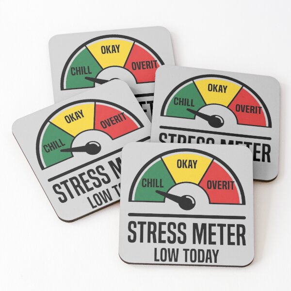 Item preview, Stress Meter Low Today designed and sold by Majnon8bp.