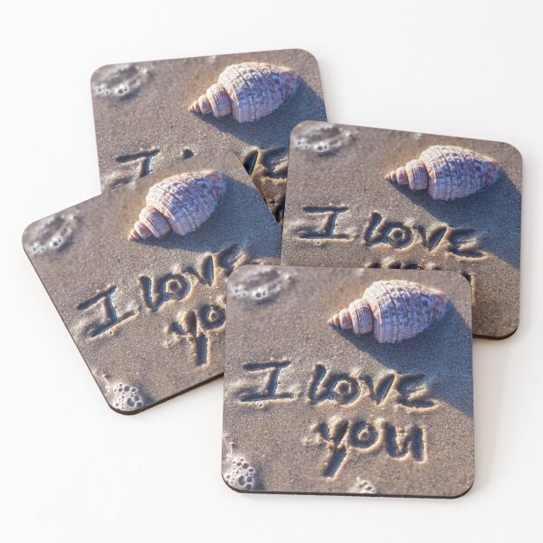 Item preview, I Love You Message Written In Beach Sand designed and sold by chase-thewave.