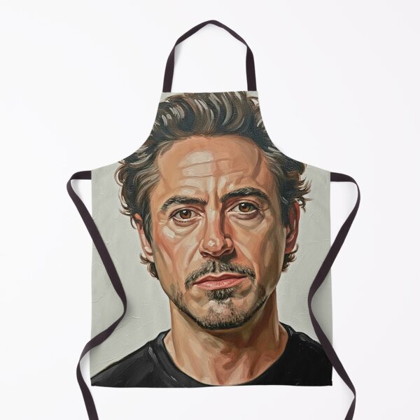 Item preview, The Genius Architect: Robert Downey Jr. Masterful Impasto Portrait designed and sold by Art's Diner.