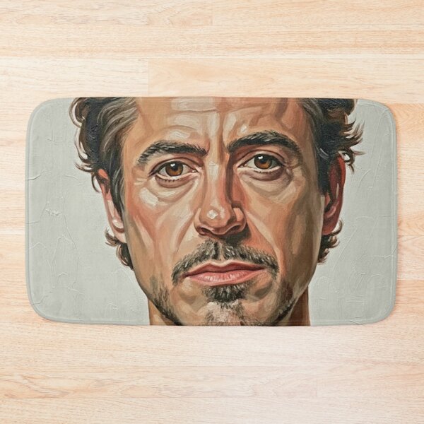 Item preview, The Genius Architect: Robert Downey Jr. Masterful Impasto Portrait designed and sold by Art's Diner.