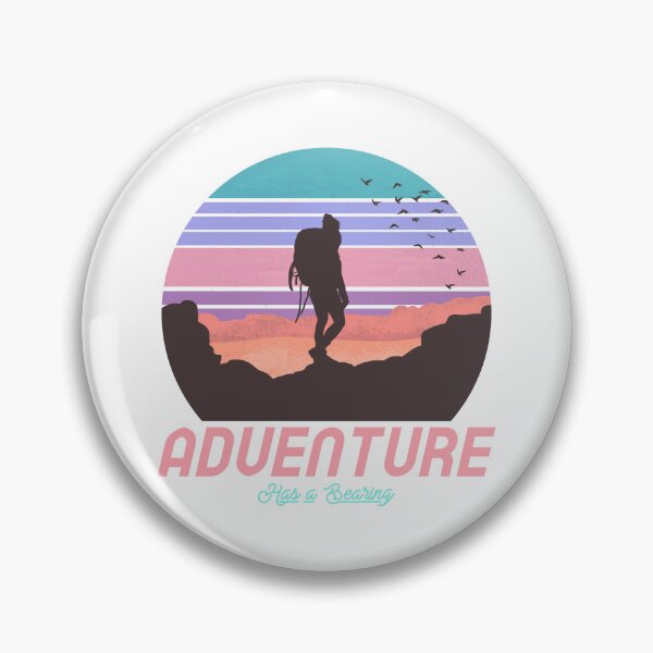 Item preview, Adventure Has a Bearing Compass Hiking designed and sold by SNW-Collective.