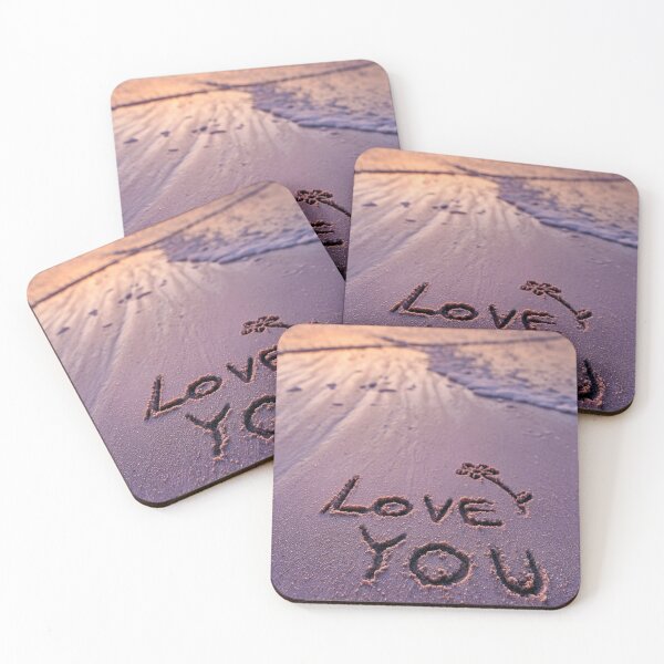 Item preview, Love You Sand Writing With Flower Detail designed and sold by chase-thewave.