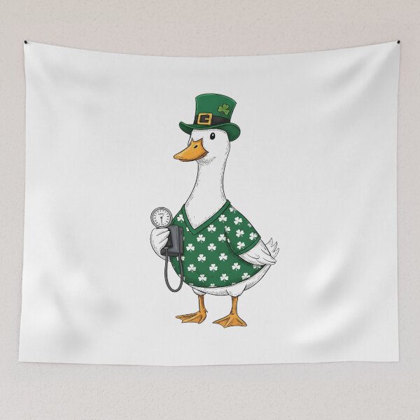 Item preview, St Patricks Running Duck designed and sold by KroghDs.