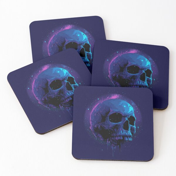 Item preview, Cosmic Skull – Blue and Violet Energy designed and sold by CreatureAnimals.