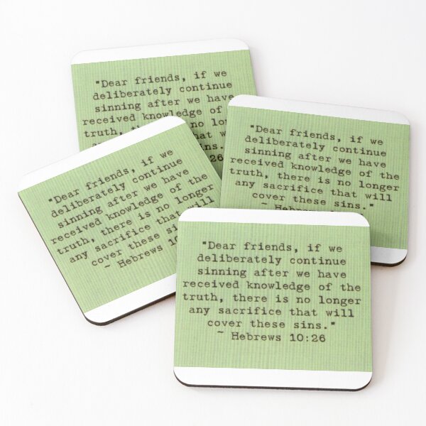 Item preview, Hebrews 10:26 designed and sold by di-Vera-Rosati.