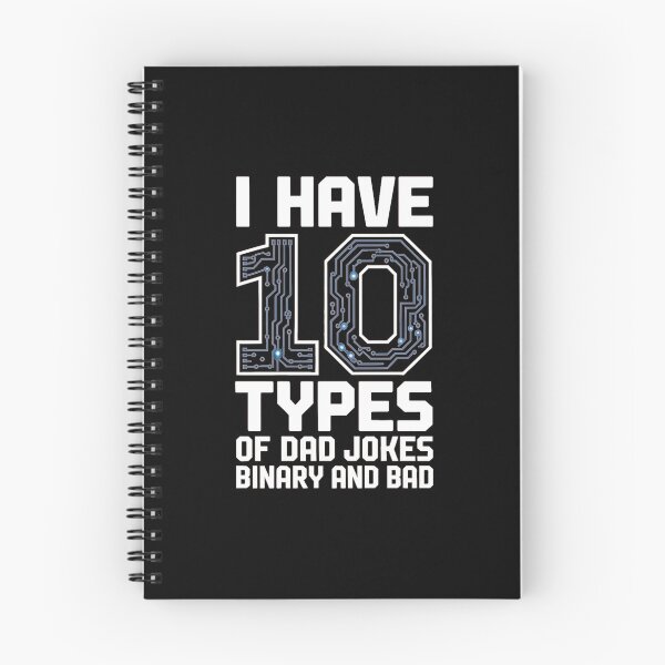 Item preview, 10 Types of Dad Jokes Binary Bad Funny Coder designed and sold by MagicWander.