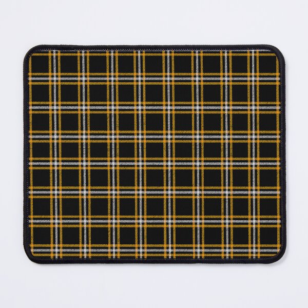 Item preview, Boston Bruins plaid tartan designed and sold by Broken Antler Designs .
