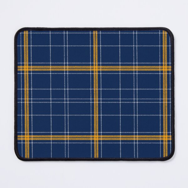 Item preview, Buffalo Sabres plaid tartan designed and sold by Broken Antler Designs .