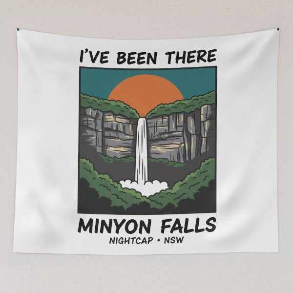 Item preview, Minyon Falls— Nightcap National Park designed and sold by Random Designs.