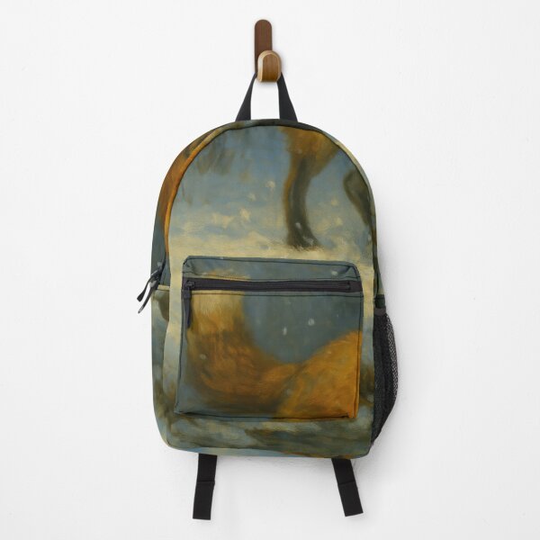 Item preview, Winter Hunt – Red Fox in Falling Snow designed and sold by VandVArt.