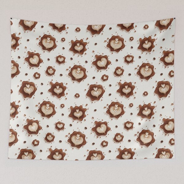 Item preview, A Coffee lovers spill pattern. designed and sold by GOTOCREATE.