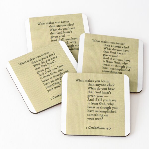 Item preview, 1 Corinthians 4:7 designed and sold by di-Vera-Rosati.