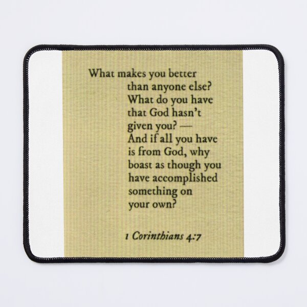 Item preview, 1 Corinthians 4:7 designed and sold by di-Vera-Rosati.