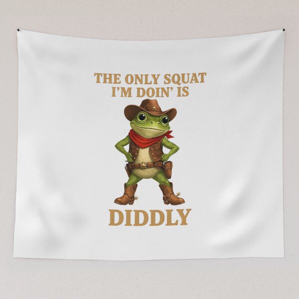 Item preview, Copy of The Only Squat I’m Doin’ Is Diddly Squat designed and sold by gear-posters.