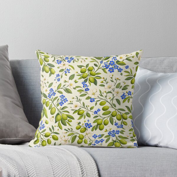 Item preview, Olives Botanicals Lovely Romantic Little Blue Flowers designed and sold by scicilysimonee.