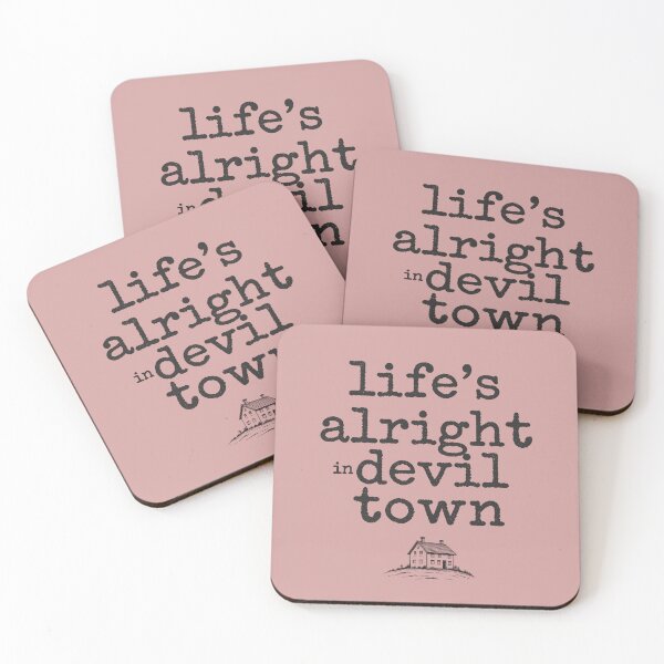 Item preview, Life's Alright in Devil Town - Lyric Design designed and sold by WowDezign.