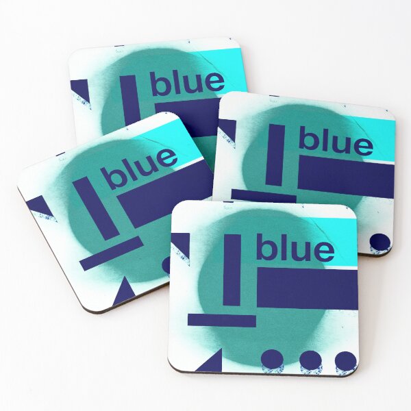 Item preview, blue - bauhaus style poster  designed and sold by Ignorante.