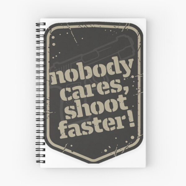 Item preview, Nobody Cares, Shoot Faster! shield designed and sold by jonathanejordan.