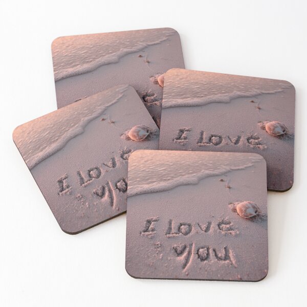 Item preview, I Love You Message Written In Beach Sand designed and sold by chase-thewave.
