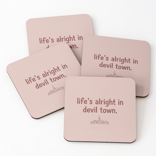 Item preview, Life's Alright in Devil Town - Lyric Design designed and sold by WowDezign.