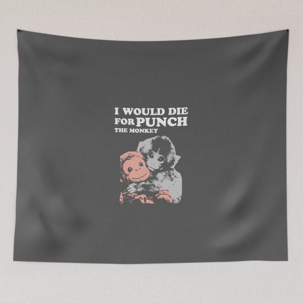 Item preview, I Would Die for Punch the Monkey designed and sold by JablesCreates.
