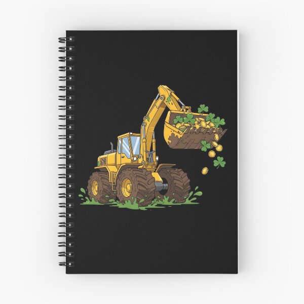 Item preview, St Patricks Day Excavator Construction Kids designed and sold by KroghDs.