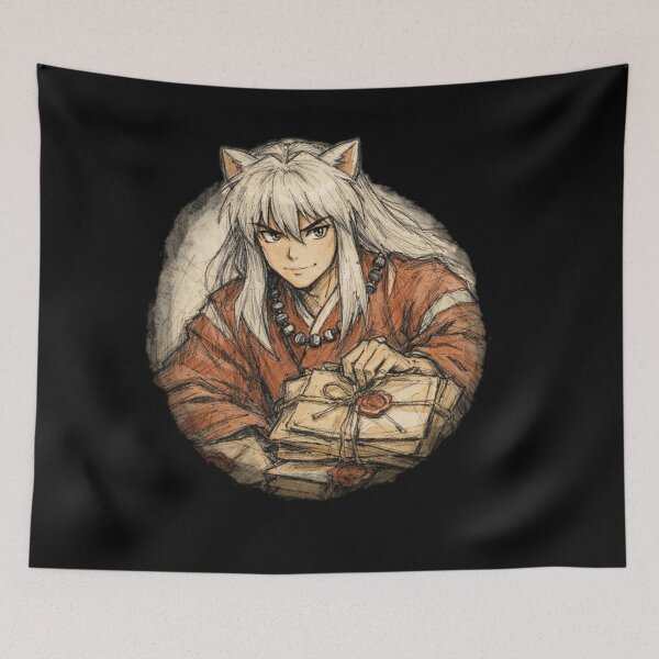 Item preview, ANIME WARRIOR WITH VINTAGE LETTERS designed and sold by LIS AND MELIVERSO.