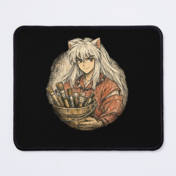 Item preview, ANIME WARRIOR WITH VINTAGE BRUSHES designed and sold by LIS AND MELIVERSO.