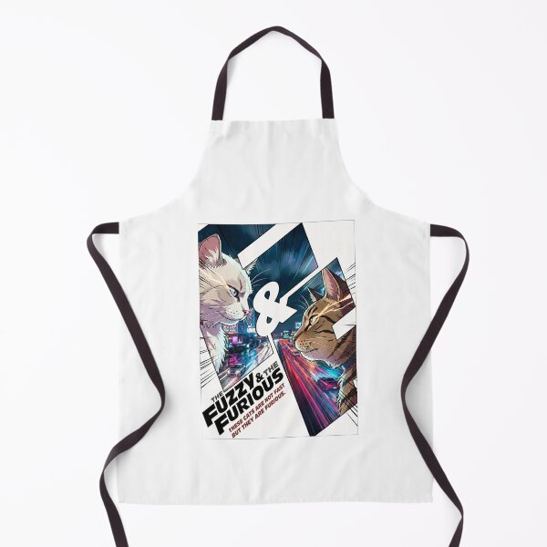 Item preview, The Fuzzy & The Furious – Funny Cat Parody T-Shirt designed and sold by cheesenight.