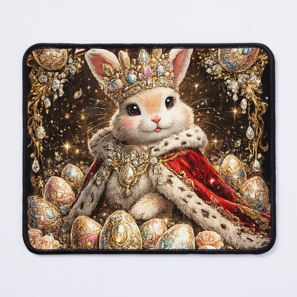 Item preview, Regal Easter Bunny in Royal Jeweled Attire designed and sold by newvisionart191.