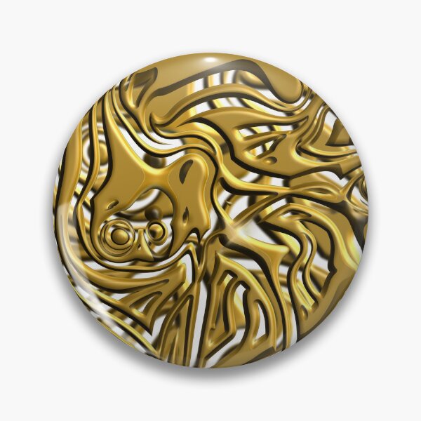 Artikelvorschau, Abstraktes Kunstwerk „Goldenes Chaos“ entworfen und verkauft von MSM Designs.